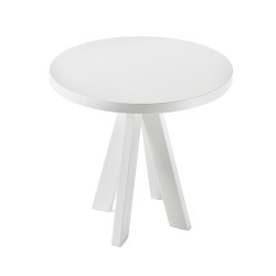 tavolino A.NGELO faggio laccato bianco segnale made in Italy by Atipico