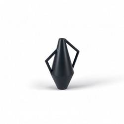 signal black ceramic vase kora made in Italy by Atipico