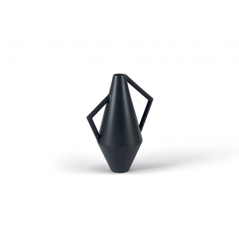 vaso ceramica nero segnale kora made in Italy by Atipico